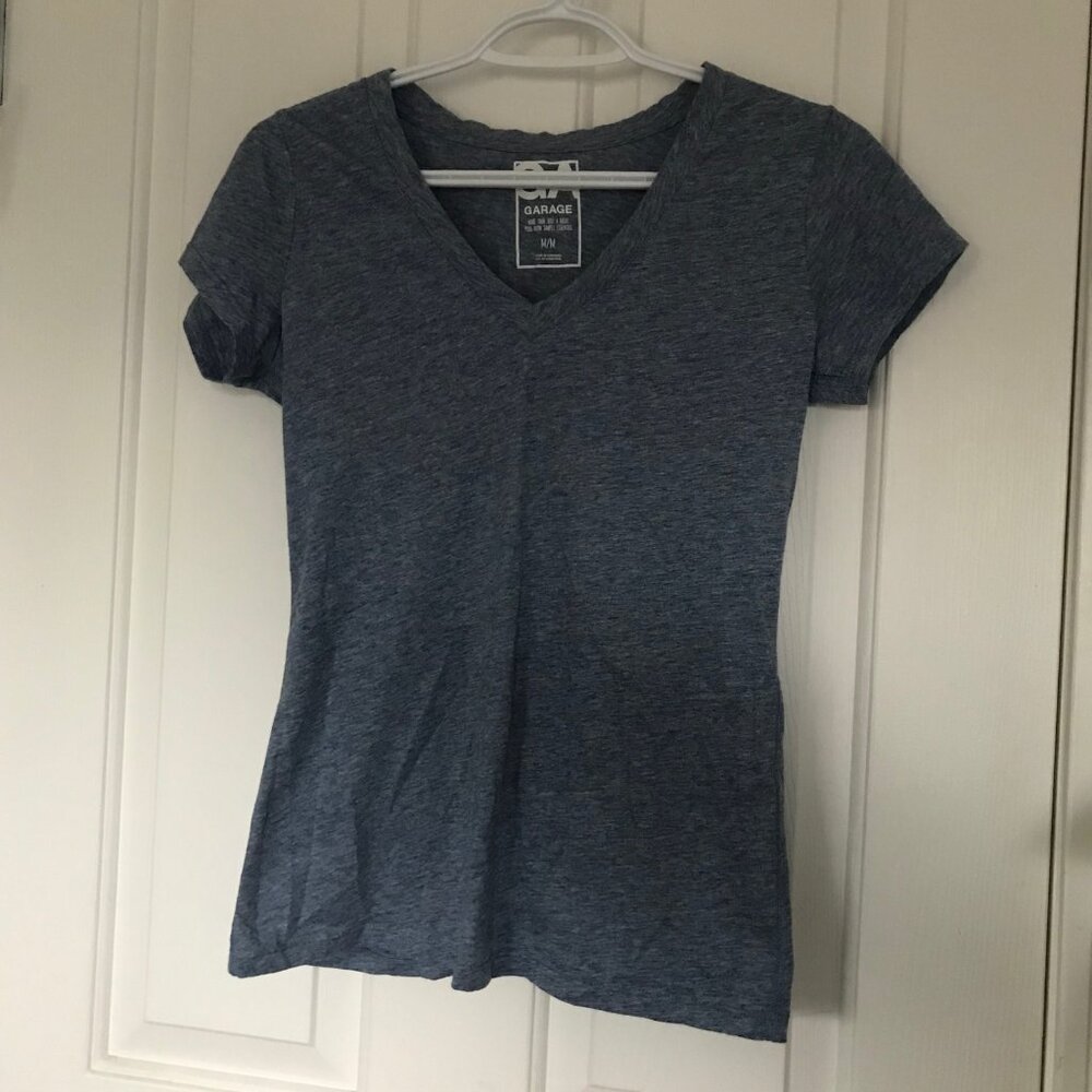 Garage Heather Blue Triblend Tee